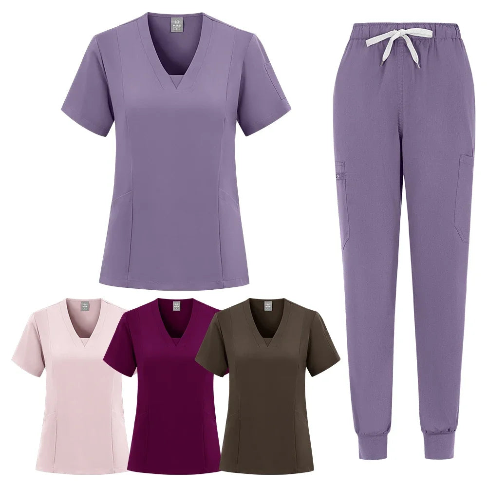 Medical Scrub Set: Professional Hospital Uniform for Operating Room, Nursing, Dental Surgery, and More