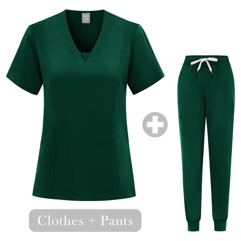 Medical Scrub Set: Professional Hospital Uniform for Operating Room, Nursing, Dental Surgery, and More