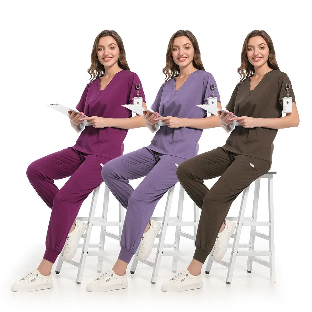 Medical Scrub Set: Professional Hospital Uniform for Operating Room, Nursing, Dental Surgery, and More