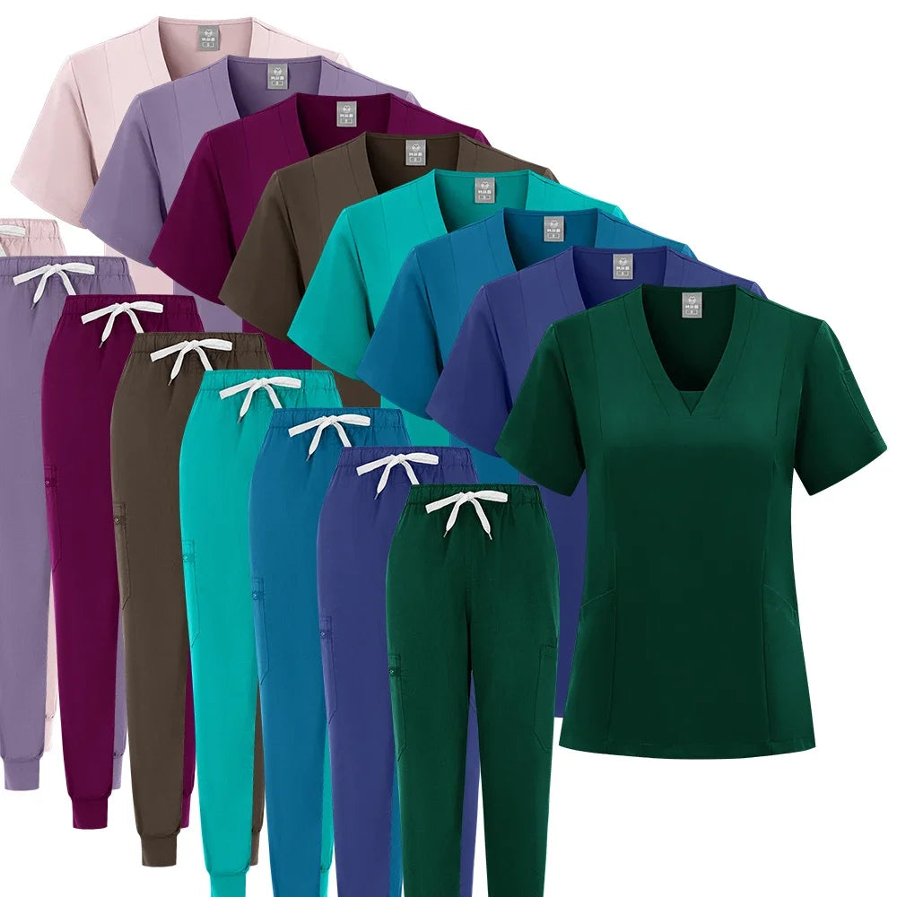 Medical Scrub Set: Professional Hospital Uniform for Operating Room, Nursing, Dental Surgery, and More